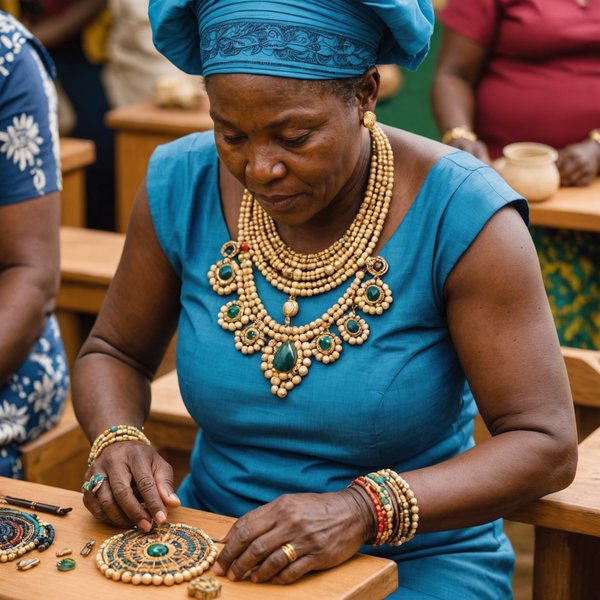 Quelles croisières offrent des ateliers de fabrication de bijoux traditionnels en Afrique de l'Ouest?